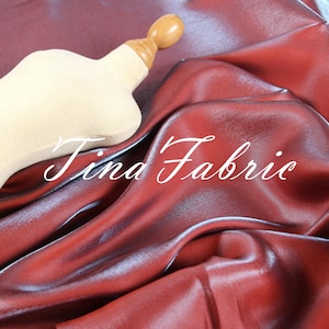 Satin gradient blue silk fabric, Wedding fabric, Dress fabric, Designer fabric, Cosplay Dress Fabric, Stage Fabric, by the yard