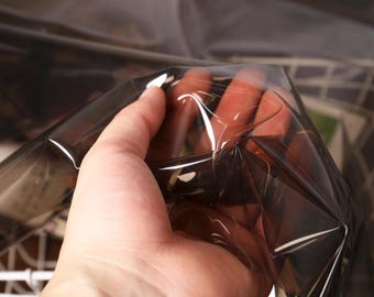 Transparenter TPU-Stoff: Wasserdichte Regenjacke - halber Meter