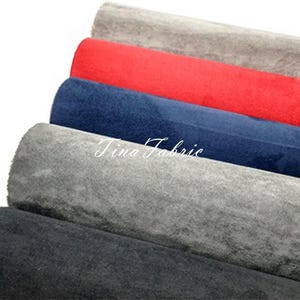 Self Adhesive fabric, 4-Way Stretch, Faux Suede Fabric, Repair Patch, Stretch Suede Fabric, Microsuede Fabric, By the Half Yard