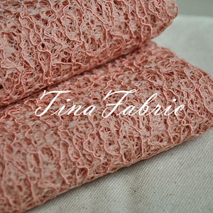 Messy Polyester Lace Fabric: Clothing & Home Decor, By The Yard