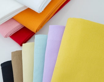 100% Cotton Colorful Denim Fabric Washed Denim Fabric Cotton Denim Jean Fabric Apparel Fabric Sewing Denim Wide 150cm By The Half Yard