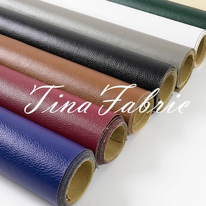 Self-Adhesive Faux Leather Fabric: PU Leather, Garment Upholstery - Half Yard
