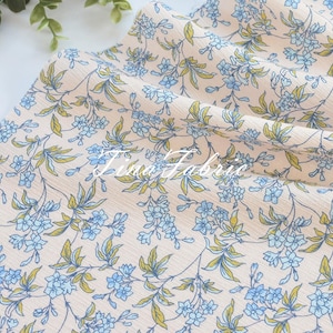 Floral Print 100% Cotton Fabric: Sewing & Dressmaking, By The Half Yard