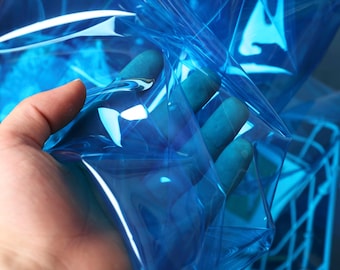 Transparenter TPU-Stoff: Wasserdichte Regenjacke - halber Meter