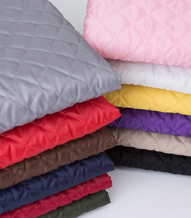 20 Colors Cotton Lining Fabric Thick Quilted Fabric Warm Etsy