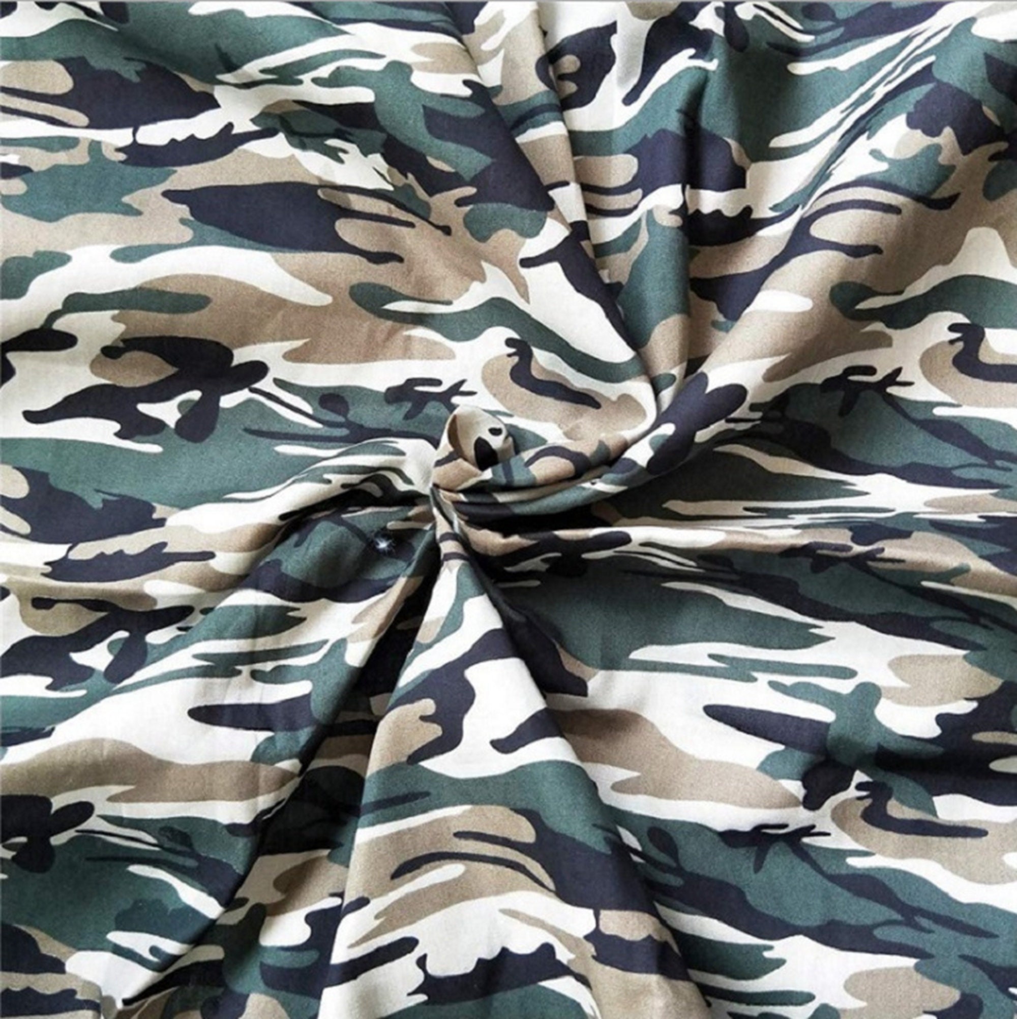 Army Camouflage 100% Cotton Camo Print Fabric 59width by the - Etsy UK
