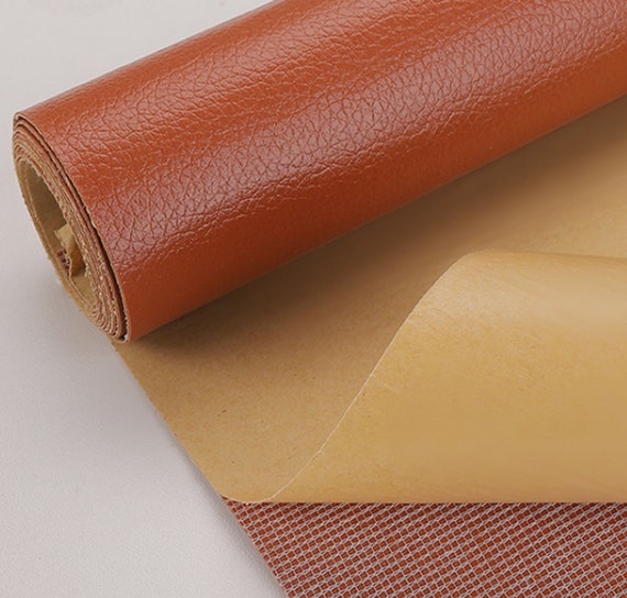 Self-adhesive Leather Fabric, Artificial Leather, Sofa Leather Fabric,  Leather Sheets, Band-aid Faux Leather Fabric, by the Half Yard 