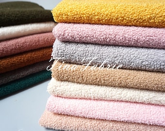Teddy Plüsch Sherpa Fleece Stoff - 63 "Breit, durch den halben Hof