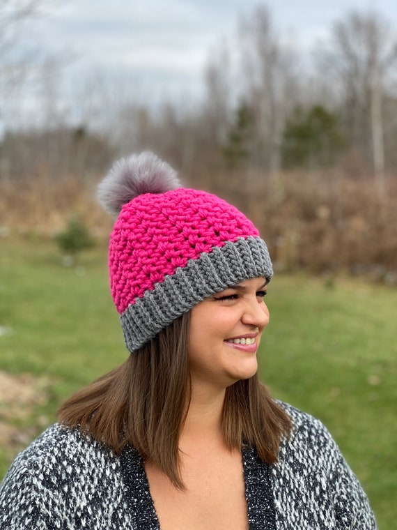 Crochet Handmade Pom Pom Hat How to crochet a beanie / hat (with a pompom) - YouTube main image 2