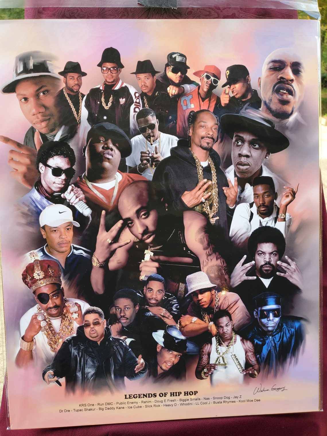 Legends of Hip Hop Black Male Musicians and Pop Culture Etsy