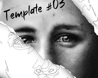 How To Draw A Realistic Face (Step by Step) Template #03
