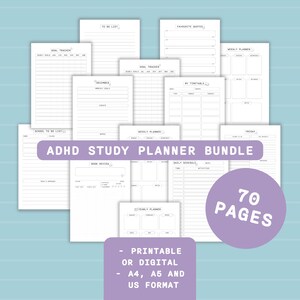 reading planner adhd planner, adhd digital planner study, adhd planner printable study, planner digital adhd study, digital adhd planner