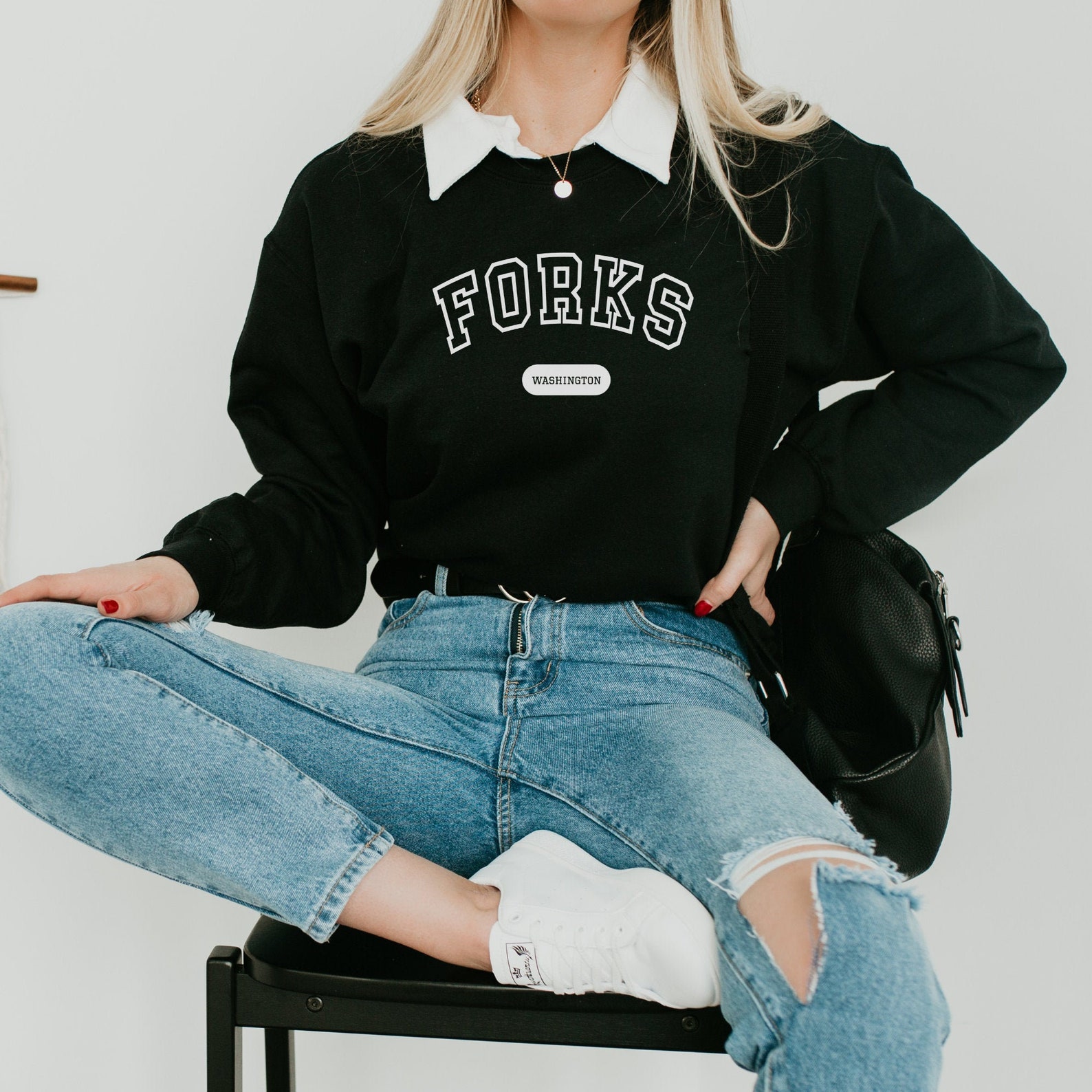 Forks Washington Sweatshirt Twilight Sweatshirt Twilight Etsy UK