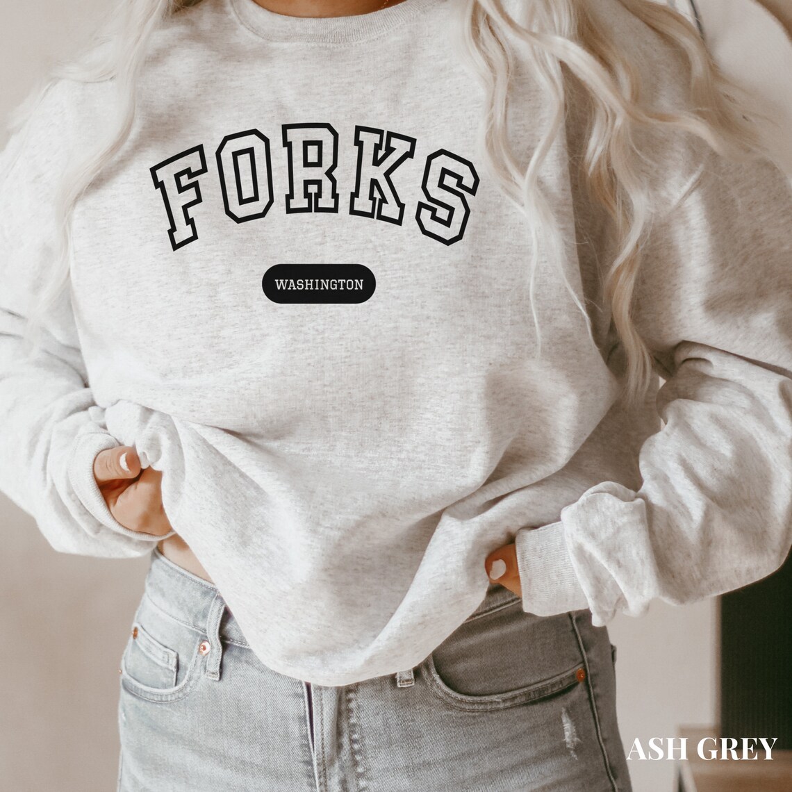 Forks Washington Sweatshirt Twilight Sweatshirt Twilight Etsy UK