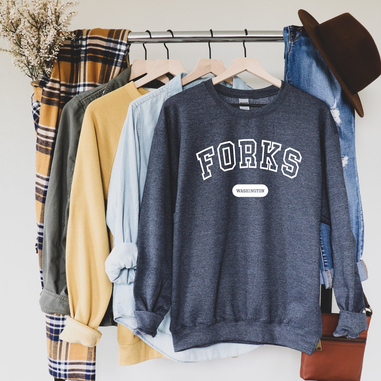Forks Washington Sweatshirt Twilight Sweatshirt Twilight Etsy UK