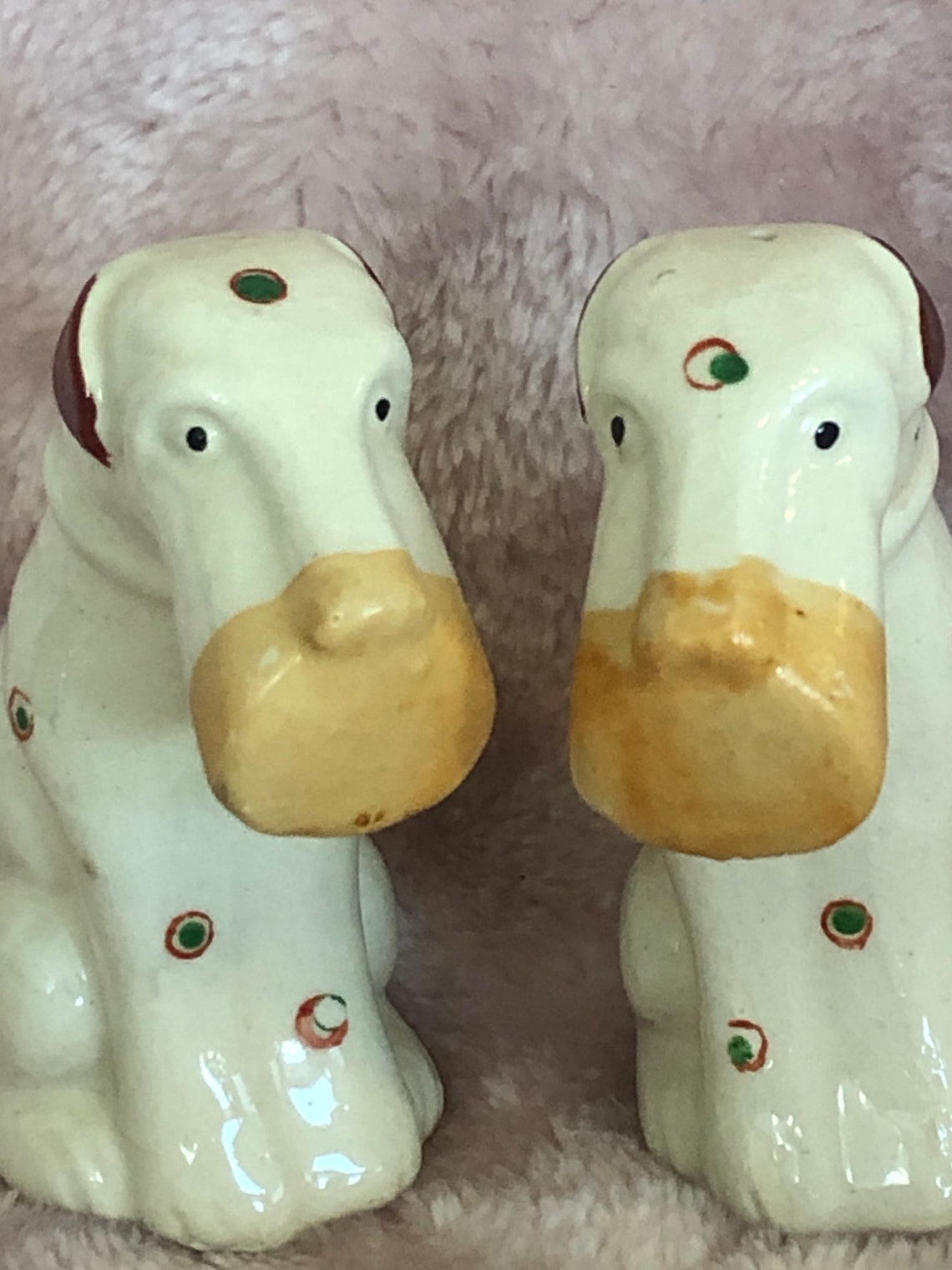 Vintage Japanese Dog Salt and Pepper Shakers Etsy