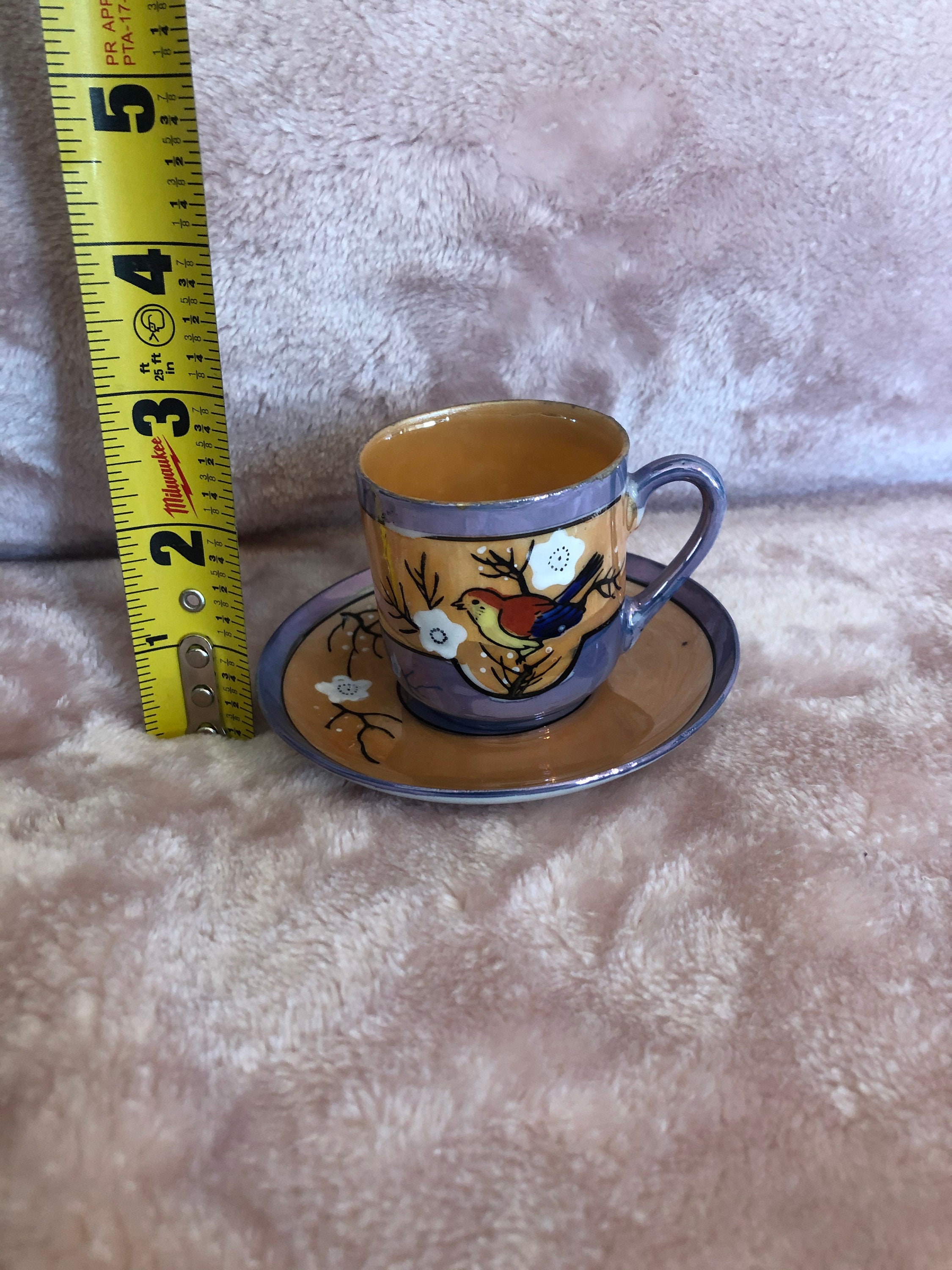 Vintage Japanese Tea Cup and Saucer Set Etsy