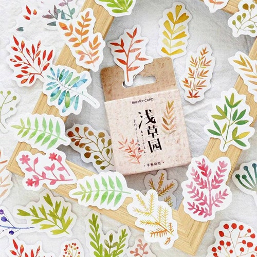 Floral Stickers Pack Scrapbooking Nature Etsy UK