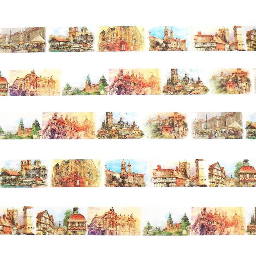 City Washi Tape Bruges Washi Tape Travel Washi Tape Etsy