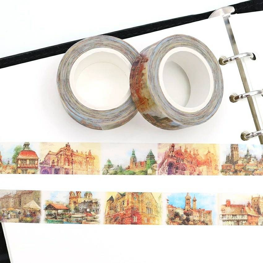 City Washi Tape Bruges Washi Tape Travel Washi Tape Etsy