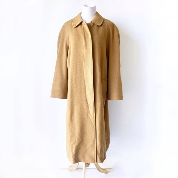 Vintage Burberry Wool Cashmere Trench Coat