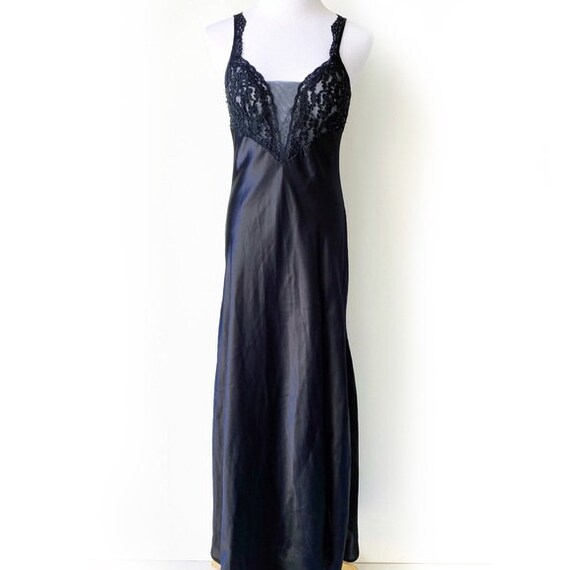 Vintage Victoria’s Secret Gold Label Black Gown