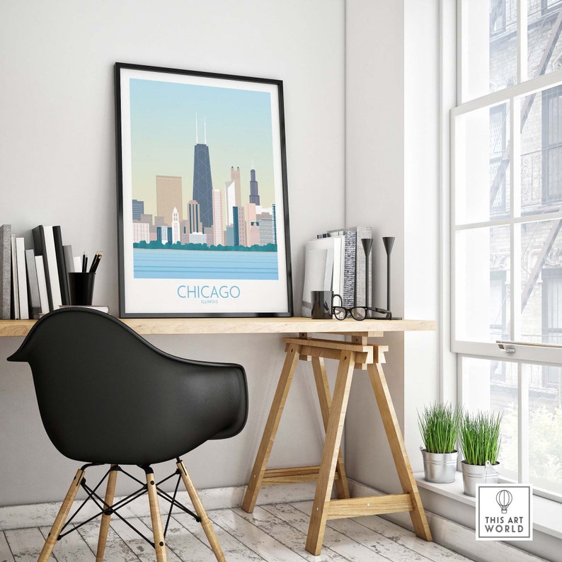 Chicago Skyline Print