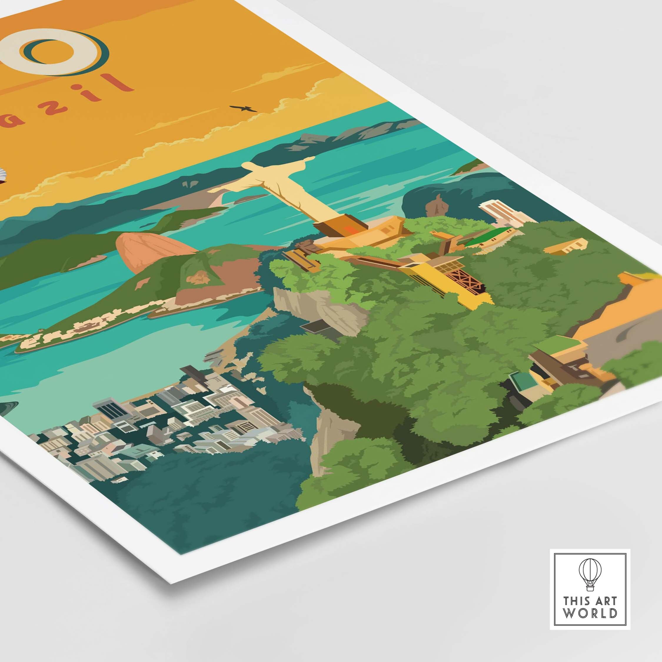 Discover Affiche Rio De Janeiro Voyage Au Brésil  