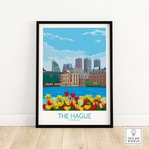 The Hague Poster - Netherlands Wall Art
