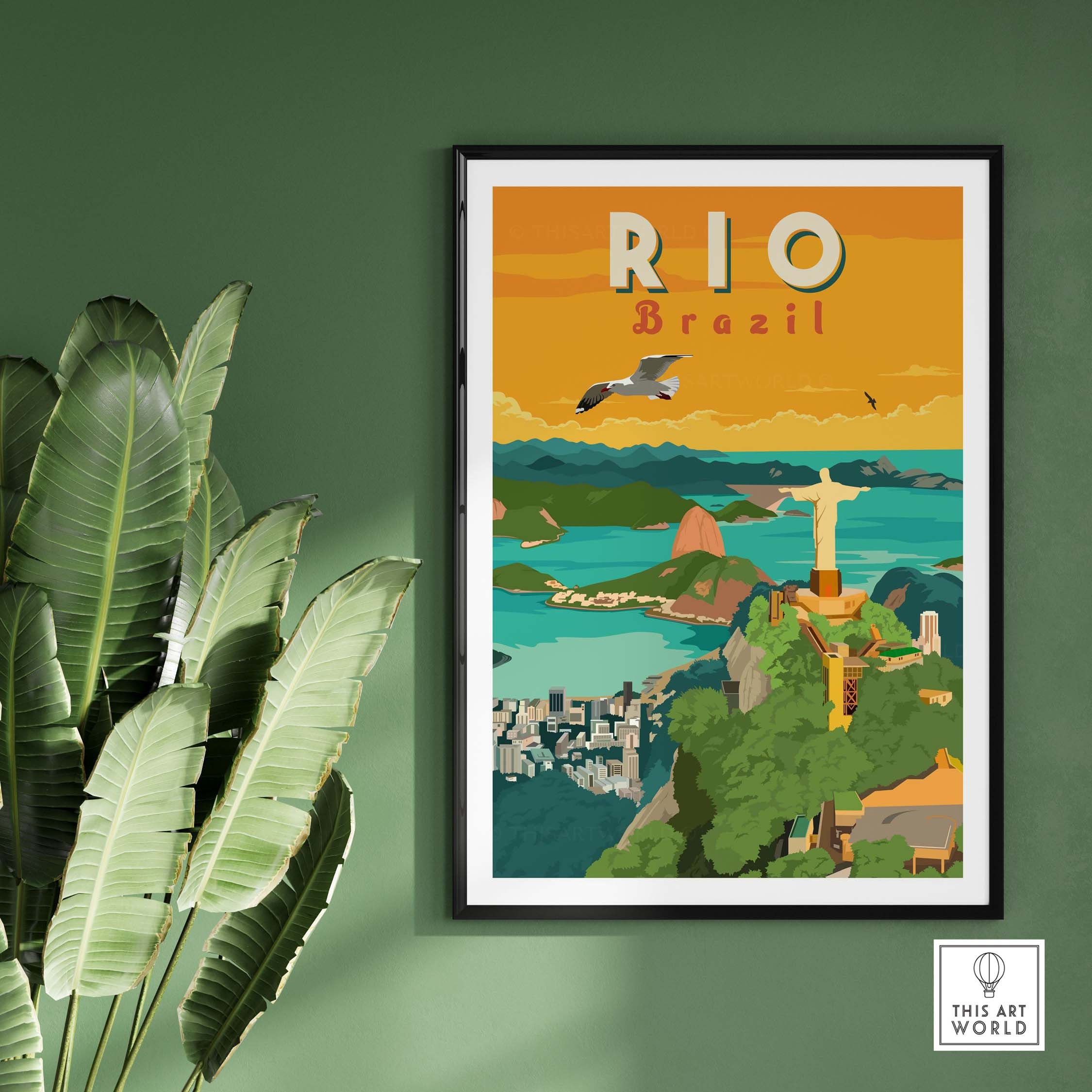 Discover Affiche Rio De Janeiro Voyage Au Brésil  