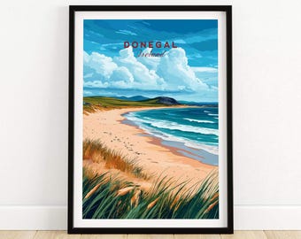 Donegal Wall Art Print: River Eske, Ireland Travel Poster