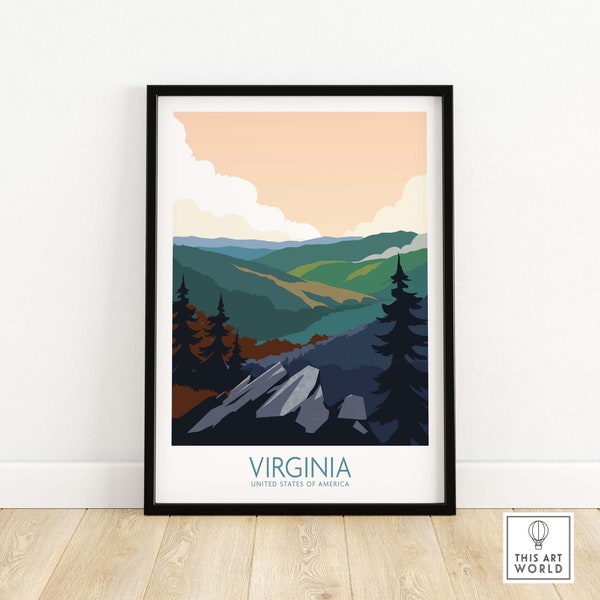 Virginia Wall Art Print