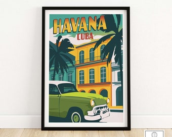 Havana Print Cuba Poster