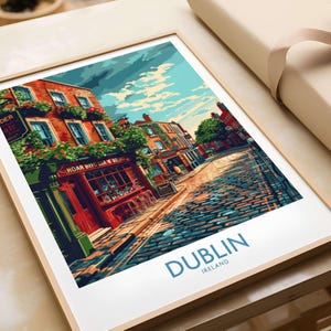 Dublin Irland Druck Dublin Poster Wandkunst Dublin Home Dekor Dublin Geschenk Kunstliebhaber Irland Kunstliebhaber Dublin Geschenk Print Geburtstagsgeschenk