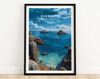 Guernsey Print | Channel Islands Wall Decor