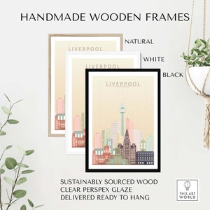 Liverpool City Skyline Wall Art Print