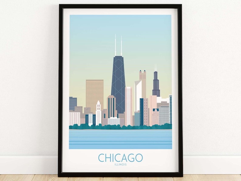Chicago Skyline Print