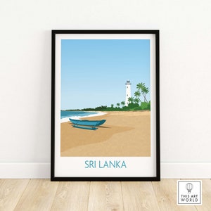 Sri Lanka Wall Art Print