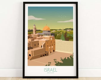 Israel Wall Art Print | Travel Poster