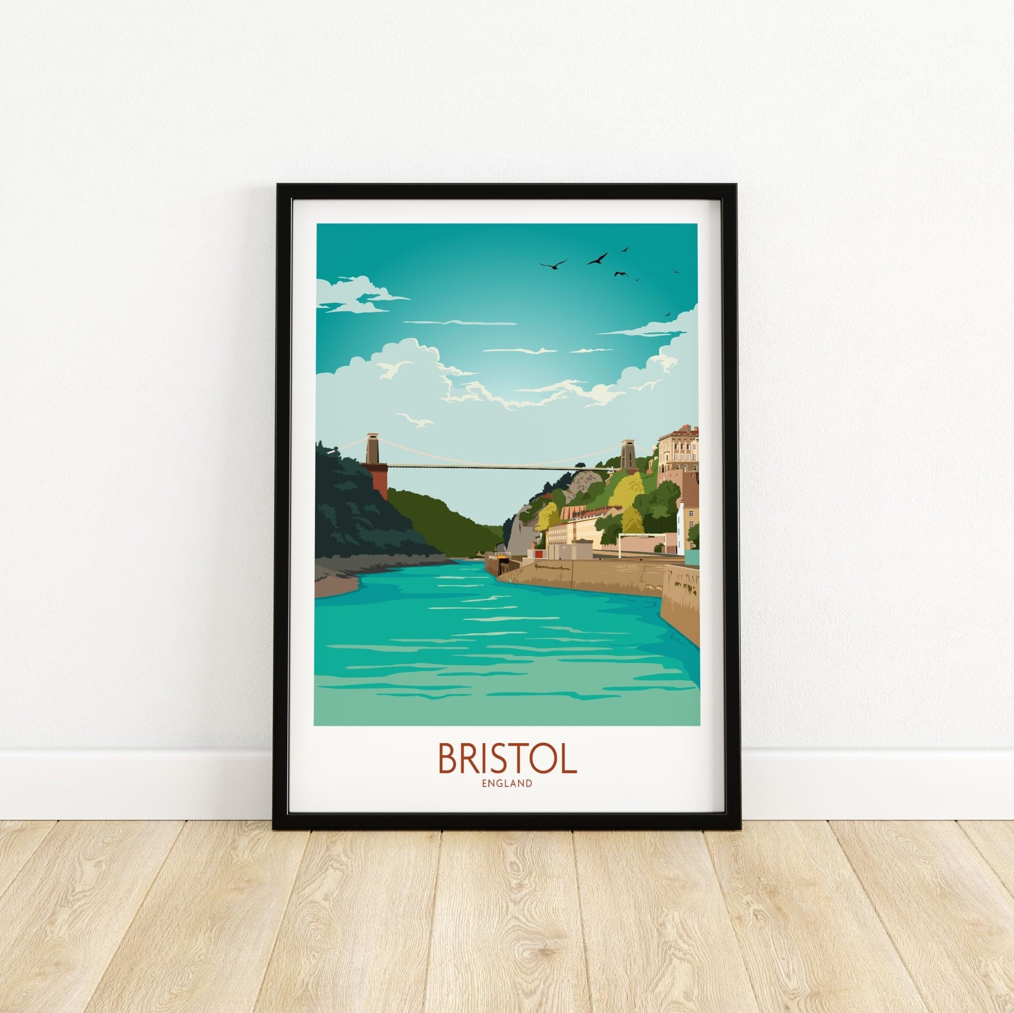 Bristol Poster Bristol Print Bristol Wall Art Bristol Etsy