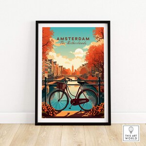 Amsterdam Print Netherlands | Birthday present | Wedding anniversary gift