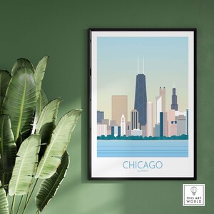Chicago Skyline Print