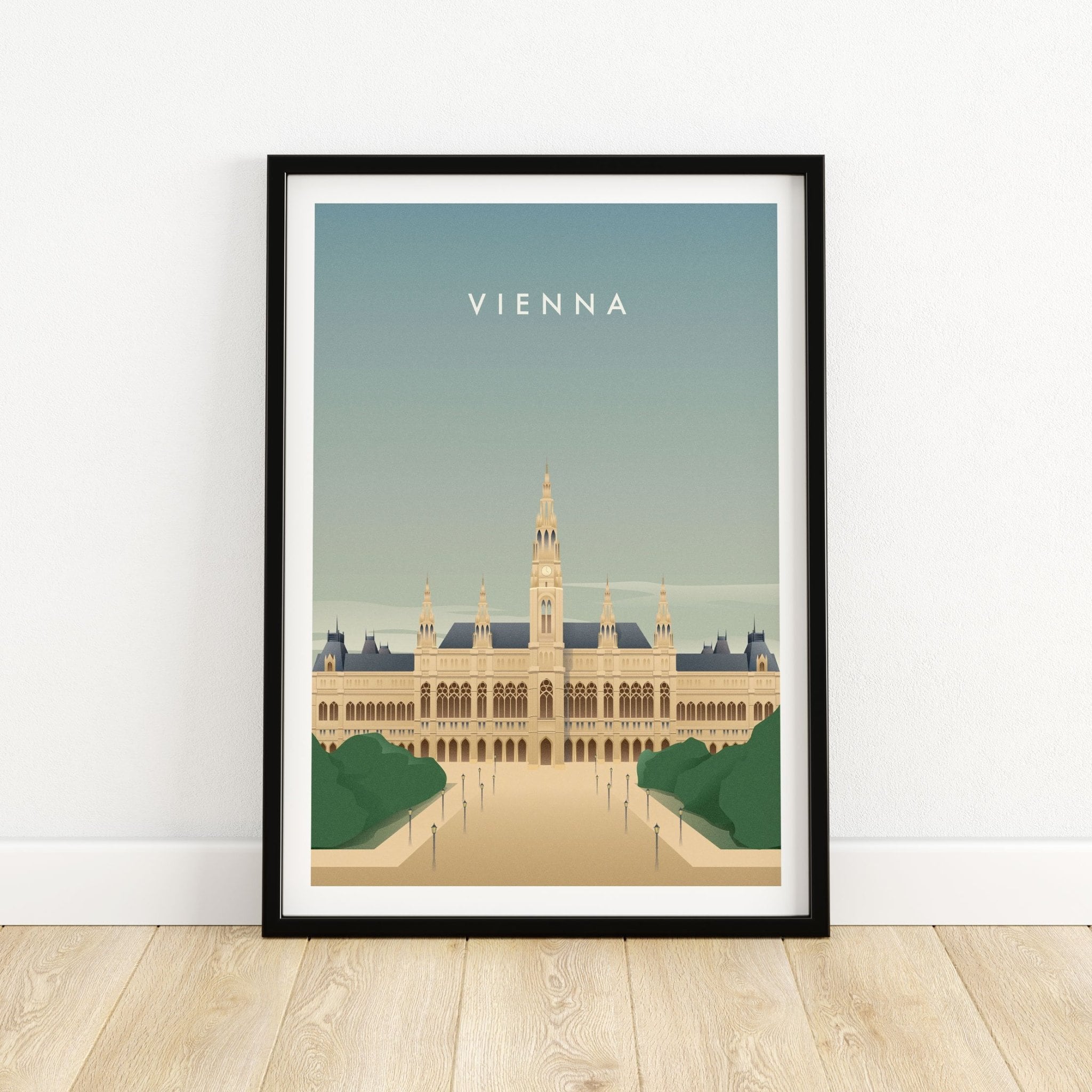 Vienna Print Austria Travel Poster Vienna Poster Vienna Etsy