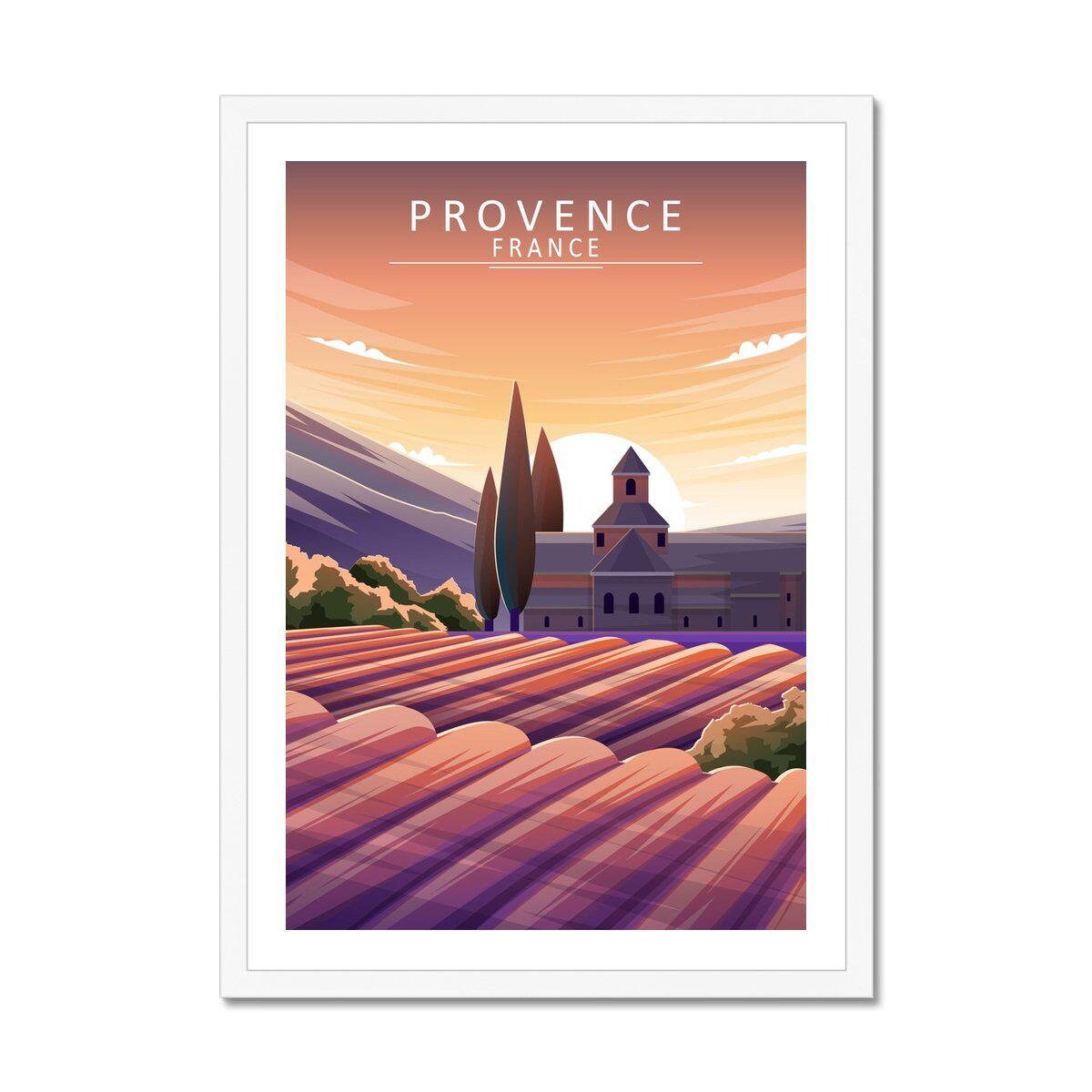 Provence Print France Travel Poster Wall Art Travel Poster | Etsy