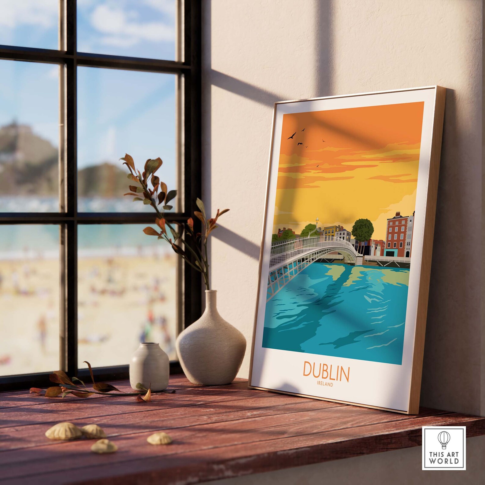 Dublin Print Dublin Poster Dublin Wall Art Ireland Etsy