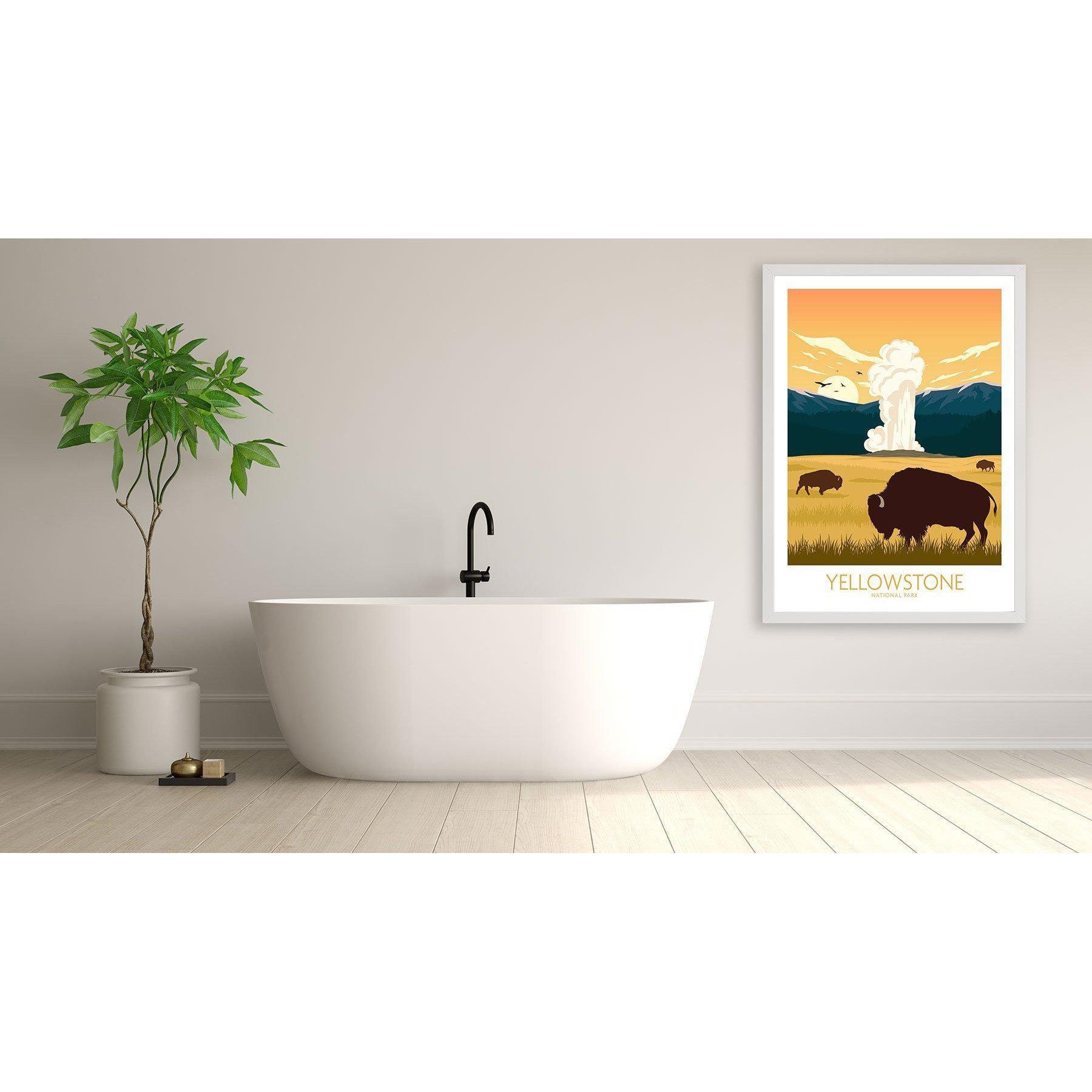 Yellowstone Wall Art National Park Poster Wall Art Etsy
