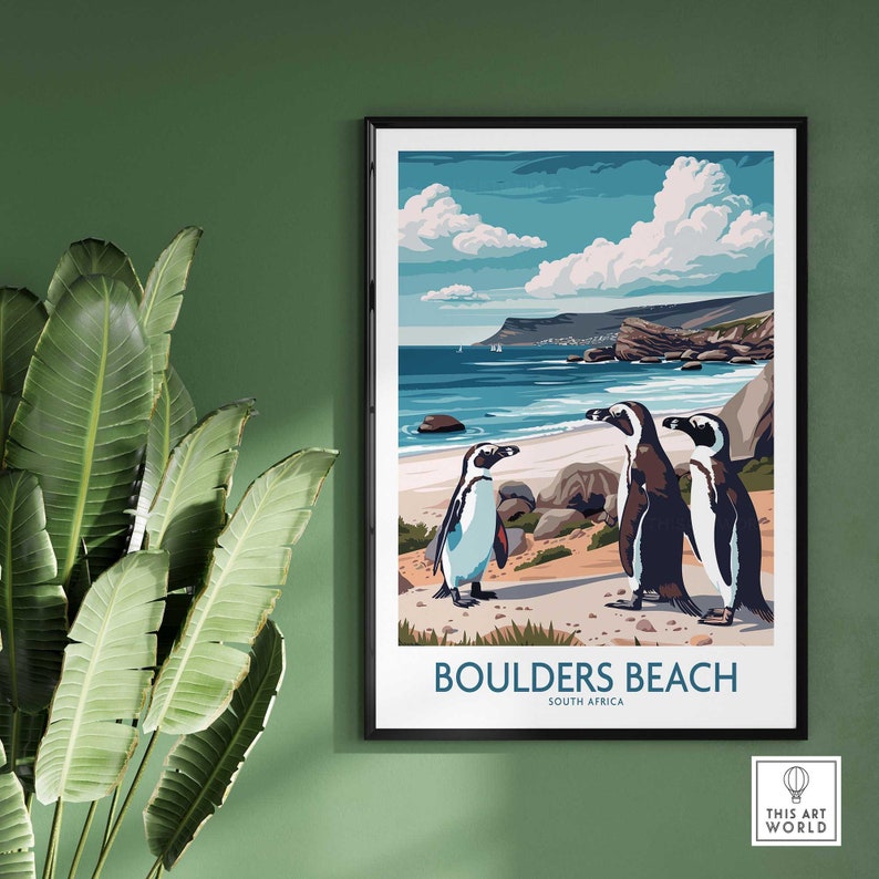 Boulders Beach Poster-This Art World