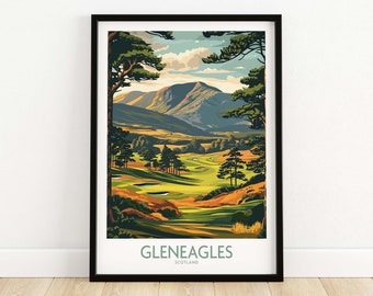 Gleneagles Scotland Wall Art - Scottish Landscape Painting