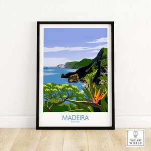 Madeira Print | Portugal Poster