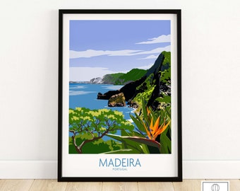 Madeira Tryck | Portugal affisch